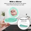2PCS Retainer Case with Mirror and Adjustable Vent Holes, Cute Slim Aligner Case Compatible with Invisalign, Night Mouth Guard Case, With Retainer Remover Tool, Chew & Brush, White+Pink view 4