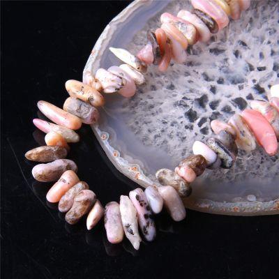 100g Irregular Stone Bead Smooth Beads Agates Crystal Quartz Drilled Stick Beaded for Making Jewelry,15.Rhodochrosite,100g