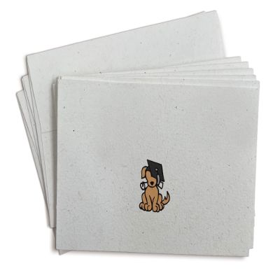 Sugartown Greetings Grad Dog Note Cards - 24 Greeting Cards with Envelopes - Note Cards for Graduation Thank You Cards or Congrats