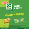 Britannia Crackers 50 50 Sweet and Salty Biscuit 2.19oz (62g) - Delicious, Light & Crispy Grocery Cookies - Best Treat for Friends & Family (Pack of 8) view 2