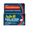 Advil Dual Action Coated Caplets, 125 Mg Ibuprofen and 250 Mg Acetaminophen per Dose (2 Dose Equivalent) for 8 Hour Pain Relief - 216 Count view 1