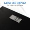 DMI Digital Talking Bathroom Scale, Sleek Tempered Glass, Clinically Accurate Measurements, Large LCD Screen, 440 lb. Weight Capacity view 2