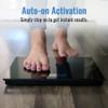 DMI Digital Talking Bathroom Scale, Sleek Tempered Glass, Clinically Accurate Measurements, Large LCD Screen, 440 lb. Weight Capacity view 3