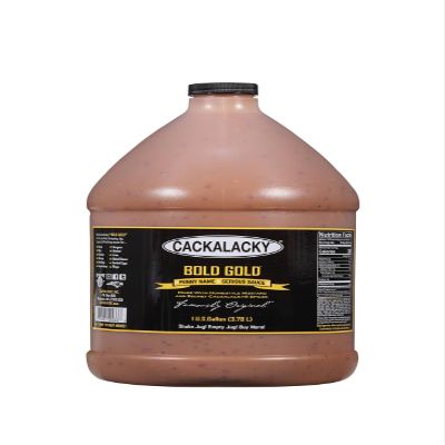 Cackalacky Famously Original Bold Gold Sauce - 1 Gallon Jug - Premium Carolina Gold Sauce for Restaurants & BBQ Masters