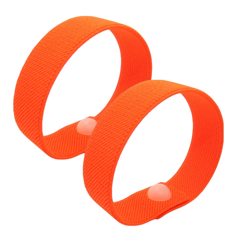AcuBracelet Waterproof Motion Sickness Anti-Nausea Wristbands-Set of 2 Acupressure Bracelets for Vertigo, Morning Sickness, Carsickness and Travel Stress-Natural Healing (Small 6, Orange)