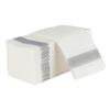 Cloth Feel Dinner Napkins with Silver Design Disposable - Single Use Linen Feel Guest Towels, Absorbent, Soft, Elegant, Bathroom Hand Towels, Party, Wedding, Napkins, Tablesetting (50) view 1