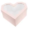 HANABASS Heart Shape Flower Box with Clear Window Valentine Day Wrapping Box for Flowers Necklaces and More Elegant Design for Special Occasions view 1