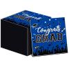 100 Pack Graduation Party Disposable Napkins Blue 2025 Congrats Grad Paper Napkins Congratulate Graduation Themed Party Luncheon Napkins for College High School Graduation Table Supplies view 1