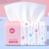 Pack of 4, Small Facial Tissue, Toilet Paper, Bag Cover, Disposable Napkin, Material Wood Pulp Fiber NOT COTTON, White Facial Paper Tissues, 5-Ply, 400 Sheets per Pack view 3