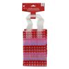 Valentine's Day Frosted Poly Loot Treat Bags (Hearts), 1pk (6-ct) view 1