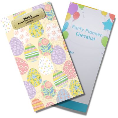 Easter Eggs Bathroom Guest Towels Disposable Paper Napkins (Eggstra Pastel 2023)
