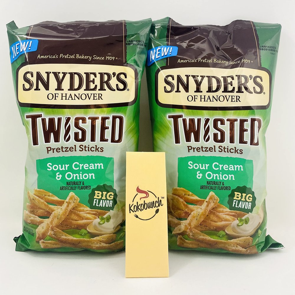 Twisted Pretzel Sticks Sour Cream And Onion 2-12 oz PACK