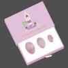 Natural Rose Quartz Yoni Egg Jade Eggs Women Kegel Exerciser Ball Crystal Yoni Wand Kegel Eggs,Undrill Egg-Pink Box view 1