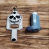 Bow Wow Pet Wear Skull Inhaler Holder Key Chain view 2