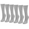 Diamond Star Diabetic Socks, Non-Binding Circulatory Cushion Cotton Crew & Anke Diabetic Socks for Women (US, Numeric, 9, 11, Regular, Regular, 6 Pairs Grey) view 1