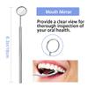 OLIXUZYH 4PCS Dental Tools Kit Stainless Dental Picks Teeth Cleaning Floss Picks for Dentist, Personal, Pets Oral Care with Oral Mirror Tooth Tartar Plaque Scraper Dental Probe with Case view 3