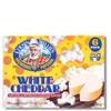 Cousin Willie's Microwave Popcorn Bags, White Cheddar (6 bags), Gourmet Popcorn Boxes for Party, Whole Grain Popcorn, Gluten Free, Low Calorie Healthy Snack, Made in USA, non-GMO view 1