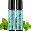 Peppermint Oil Roll on - Pure Peppermint Rollerball Essential Oil Aromatherapy Stick for Headaches - Natural Travel Essential and Pregnancy Must Have for Headaches Energy & Focus Support (2 Pack) view 1