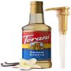 French Vanilla Syrup Flavoring for Coffee 25.4 Ounces Coffee Flavor Syrup with Jimoco Pump Compatible With Torani view 1