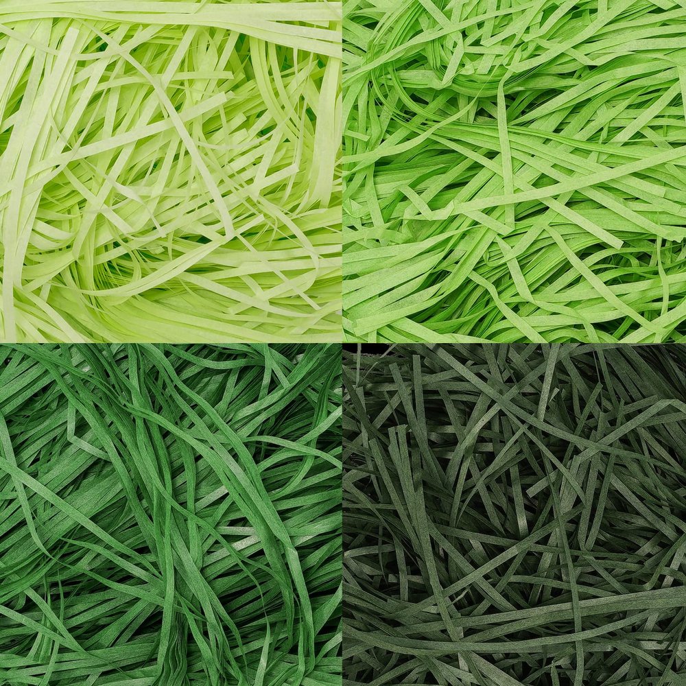 Whaline Easter Grass Raffia Paper Easter Basket Grass Green Theme Craft Shredded Tissue Raffia Gift Filler for Baskets Egg Stuffers Easter Egg Hunt Party Supplies Classroom Event Decorations, 7oz