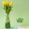 Whaline Easter Grass Raffia Paper Easter Basket Grass Green Theme Craft Shredded Tissue Raffia Gift Filler for Baskets Egg Stuffers Easter Egg Hunt Party Supplies Classroom Event Decorations, 7oz view 4