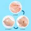 Adhesive Spot Bandage 150pcs Flexible Fabric Adhesive Bandages Round PE Bandage for Wound Care and Hides Skin Spots (0.98 inch) view 4