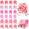 Yunlly 36 Pack Pink Gift Wrapping Pull Bows Valentine's Day Birthday Ribbon Pull Bows Wrap for Woman Gift Wrapping Accessory for Presents, Baskets, Wine Bottles Decoration view 1