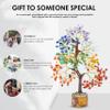 7 Chakra Tree of Life - Crystal Tree for Positive - Gemstone Tree - Seven Chakra Tree Spiritual Wisdom Feng Shui Tree Decor - Handmade - Healing Tree - Attract Good Luck & Charm Gift view 4