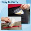 125 Packs 6 Mil Sturdy Pill Bags BPA Free Pill Pouch 3 x 2.75 Inch Write-on Label Seal Waterproof Reusable Clear Small Ziplock Plastic Bags for Travel Pill Organizer, Jewelry and Small Craft Pieces view 3