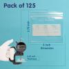 125 Packs 6 Mil Sturdy Pill Bags BPA Free Pill Pouch 3 x 2.75 Inch Write-on Label Seal Waterproof Reusable Clear Small Ziplock Plastic Bags for Travel Pill Organizer, Jewelry and Small Craft Pieces view 4