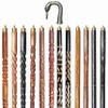 A.A.Nauticals Wooden Walking Stick Cane for Men & Women-Swan Handle, Vintage Handmade Personalized & Collapsible, Gift for Men (12 Walking Sticks Design, Black Antique Brass Head/Handle)-AANWS40-WS6 view 1