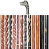 A.A.Nauticals Wooden Walking Stick Cane for Men & Women-Dog Handle, Vintage Handmade Personalized & Collapsible, Gift for Men (12 Walking Sticks Design, Black Antique Brass Head/Handle)-AANWS41-WS6 view 1