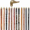 A.A.Nauticals Wooden Walking Stick Cane for Men & Women-Duck Handle, Vintage Handmade Personalized & Collapsible (12 Walking Sticks Design, Brown Antique Aluminum Head/Handle)-AANWS62-WS8 view 1