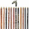 A.A.Nauticals Wooden Walking Stick Cane for Men & Women-Dragon Handle Vintage Handmade Personalized & Collapsible (12 Walking Sticks Design, Black Antique Aluminum Head/Handle)-AANWS73-WS9 view 1
