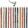 A.A.Nauticals Wooden Walking Stick Cane for Men & Women-Bird Handle, Vintage Handmade Personalized & Collapsible (12 Walking Sticks Design, Silver Polished Aluminum Head/Handle)-AANWS69-WS2 view 1