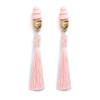 7 Tassel Earplugs Gift Set for Your Valentine - Colors of The Rainbow The Breakfast at Tiffanys Inspired Earplug Gift Set view 2