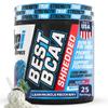 BPI Sports Best BCAA Shredded - Caffeine Free Thermogenic Recovery Drink, Lean Muscle Building BCAA Powder for Women and Men, Preworkout BCAAs Amino Acids Drink- Blue Raz - 25 Servings view 1