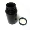 2 Empty Plastic Pill Bottles Medicine Container Vitamin Case Capsule Drug Holder view 1
