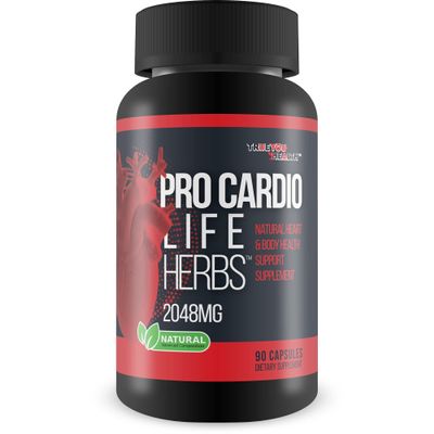 Pro Cardio Life Herbs - Premium Heart Health Supplement - Circulation Cardio Plus Reduced Inflammation - Blood Health Support Cardio Defender - Cardio Defend Heart Supplement