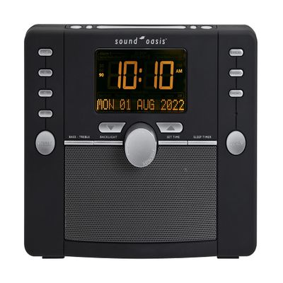 Sound Oasis Deluxe Bluetooth Sleep Tinnitus Sound Machine, Worlds Best White Noise Machine for Better Sleep, Tinnitus Management, Clock Radio 288 Sounds