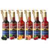 Jimoco Syrup Pump & Torani Syrup Bundle - Fruit Bowl Syrup 6 Pack Summer Flavors, Raspberry, Strawberry, Blackberry, Cherry, Orange and Peach - For Italian Soda Coffee, Lattes, Frappes With 6 Pump Dispensers view 1