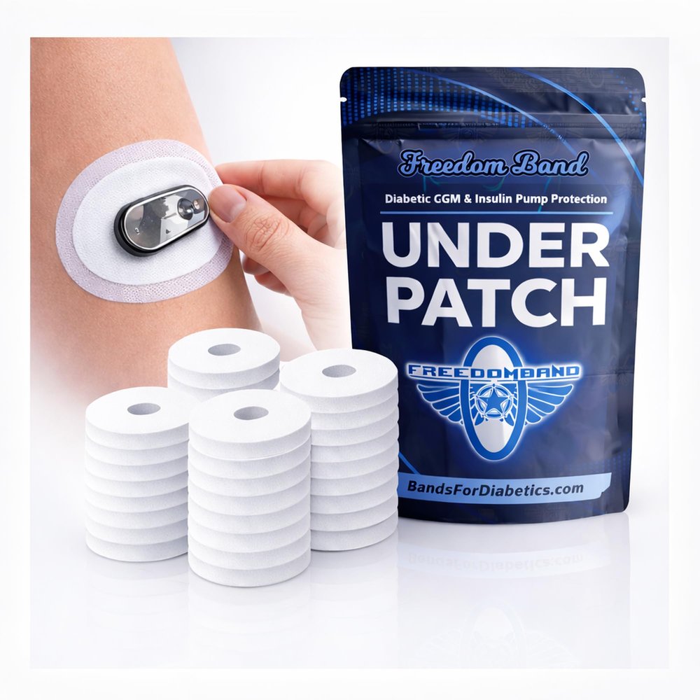 Barrier Underlay Adhesive Patches for Dexcom G6  Pack of 10 White Micro-Woven CGM Sensor Tapes, Waterproof, Non-Fraying, Pre-Cut, Made in USA