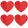 FOMIYES Heart Chocolate Box: Valentines Day Heart Shaped Boxes - 4pcs Treat Box with Lids Engagment Boxes Nesting Cookie for Giving Present Wrapping Packaging Snack view 4