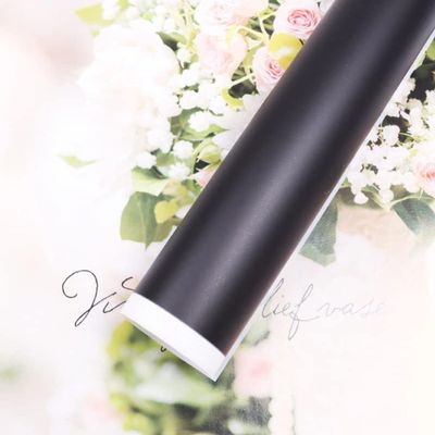 20 Sheets 58x58cm Waterproof Korean Style Flower Wrapping Paper For Flower Bouquet Gift Florist Bouquet Plastic Wrapping Paper (Black)