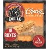 Kodiak Cakes Chewy Granola Snack Bars, Peanut Butter Chocolate Chip, High Protein, 100% Whole Grains, 12 boxes with 5 bars each (60 bars total) view 1