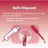 Dealmed Sharps Container, 2 Gallon Rotor Opening, Red (Pack of 1) view 4