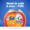 Tide PODS with Downy Liquid Laundry Detergent Pacs April Fresh 57 count view 3