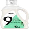 9 Elements Natural Laundry Detergent Liquid Soap, Eucalyptus Scent, Vinegar Powered, 92 Fl Oz, 1 Count view 1