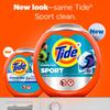 Tide Power Pods Sport Laundry Detergent Pacs, 32 Count, Advanced Sweat + Stain Fighter view 2