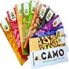 CAMO Wraps Afghan Natural Leaf Wraps 16 Flavors Variety Packs with an Official Camo Cones Sticker view 1